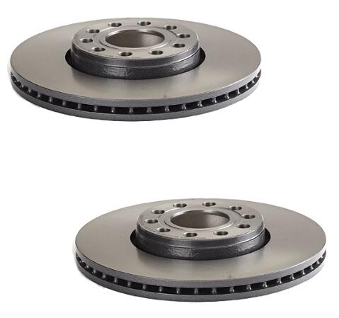 VW Brakes Kit - Pads & Rotors Front and Rear (288mm/245mm) (Ceramic) 8E0698451L - Brembo 1597888KIT